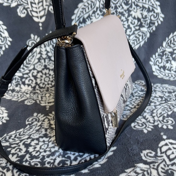 Kate Spade Medium Flap Shoulder Bag Natural Multi Mixed Material - Picture 4 of 16